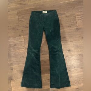 We The Free Teal Corduroy Trousers